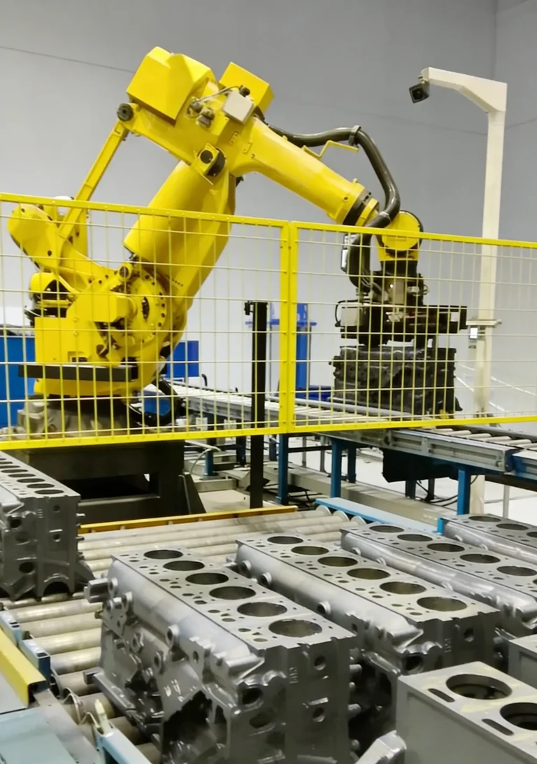 自动搬运、发动机缸体上下料、视觉上下料